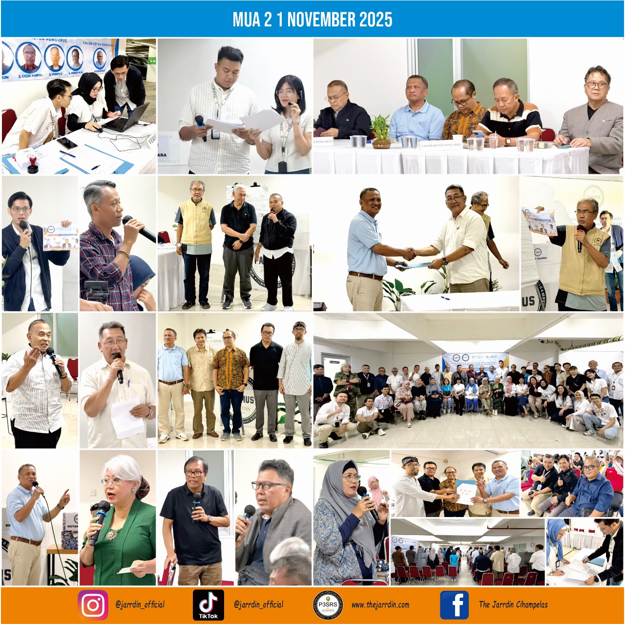 Musyawarah Umum Anggota (MUA 2) Telah Dilaksanakan Dan Menetapkan Ketua PPPSRS The Jardin Terpilih
